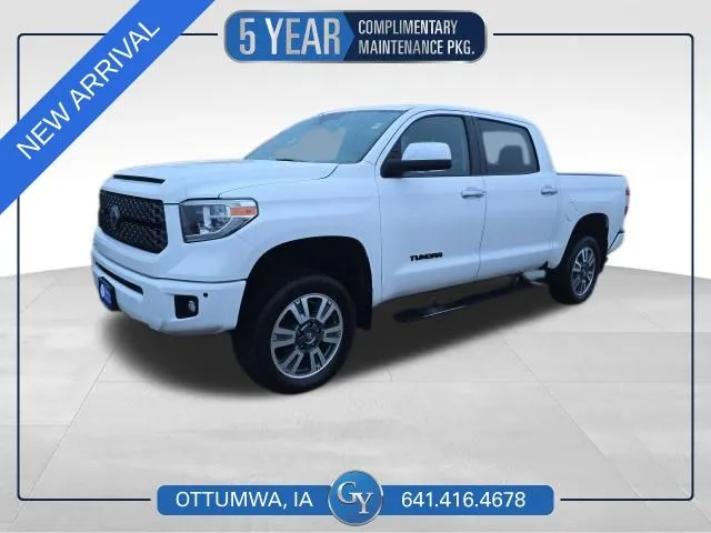 White 2019 Toyota Tundra Platinum for sale in Ottumwa, IA
