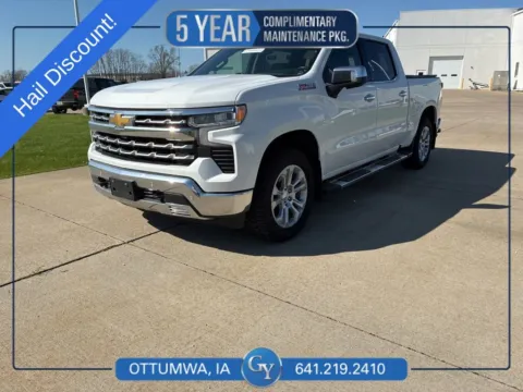 White 2023 Chevrolet Silverado 1500 LTZ for sale in Ottumwa, IA