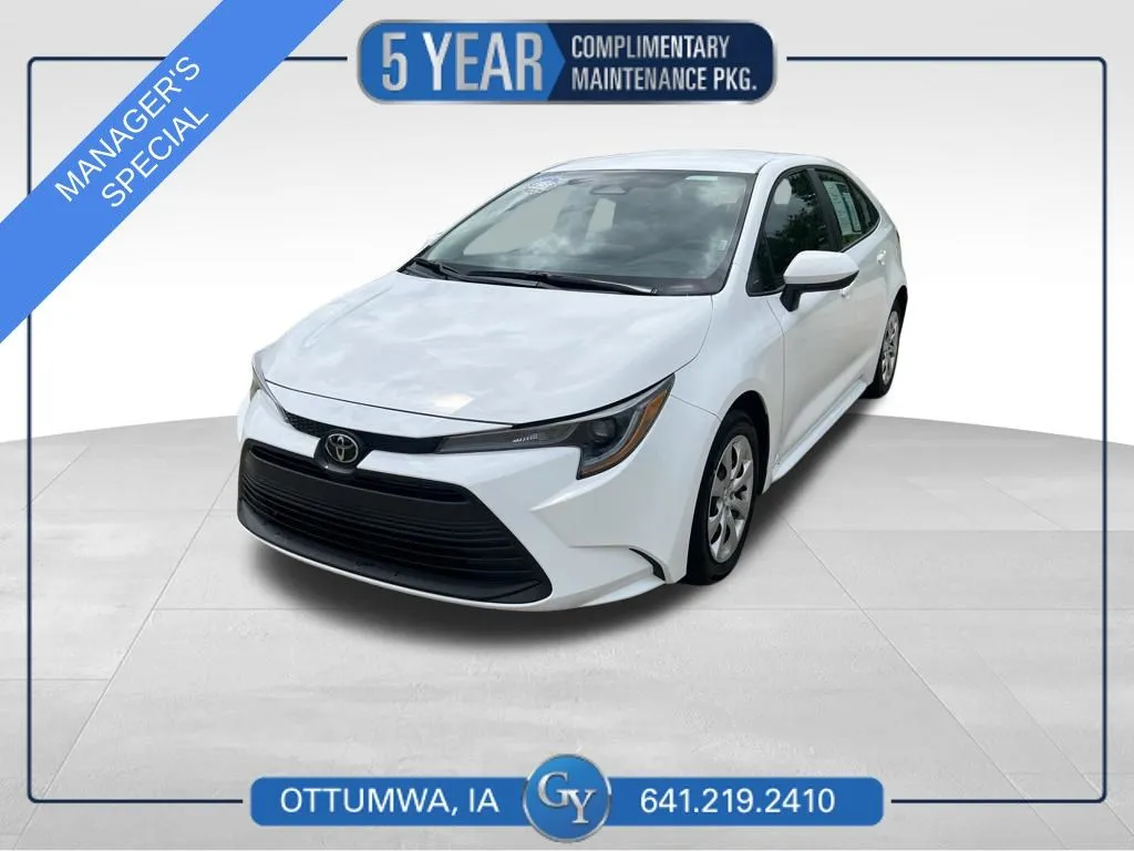 White 2026 Toyota Corolla LE for sale in Ottumwa, IA