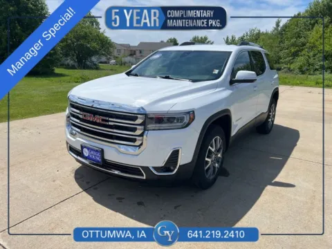White 2023 GMC Acadia SLT for sale in Ottumwa, IA