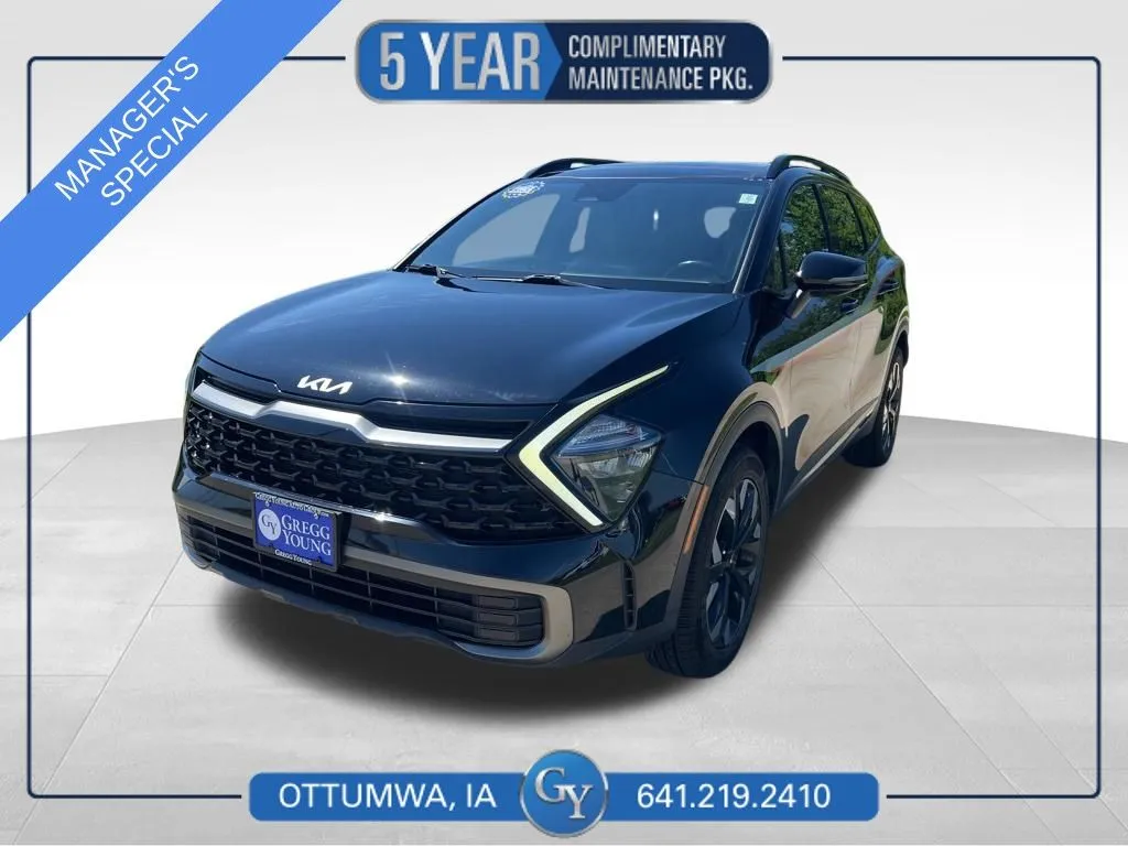 Black 2023 Kia Sportage X-Line for sale in Ottumwa, IA