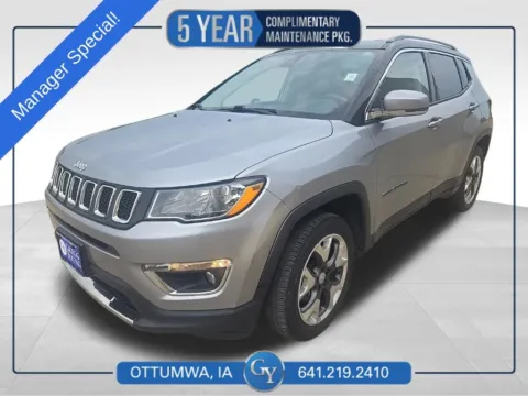 Silver 2019 Jeep Compass Limited for sale in Ottumwa, IA