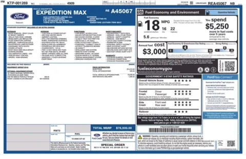 Photos of 2024 Ford Expedition Max Limited for sale in Ottumwa, IA at Gregg Young Toyota of Ottumwa