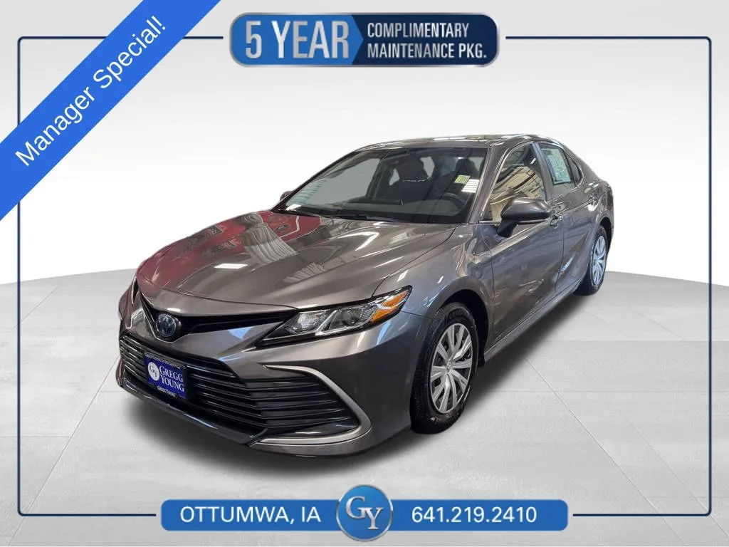 Gray 2023 Toyota Camry Hybrid LE for sale in Ottumwa, IA