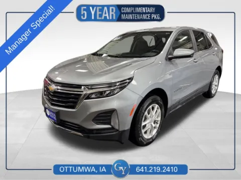 Gray 2024 Chevrolet Equinox LT for sale in Ottumwa, IA
