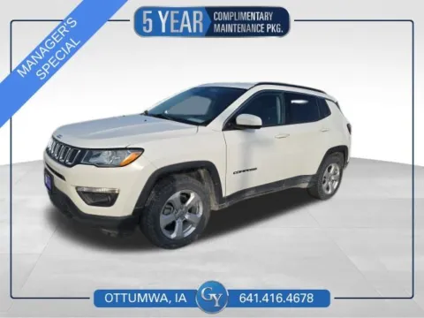 White 2020 Jeep Compass Latitude for sale in Ottumwa, IA