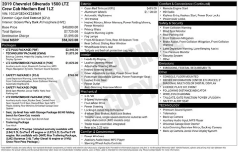 Photos of 2019 Chevrolet Silverado 1500 LTZ for sale in Ottumwa, IA at Gregg Young Toyota of Ottumwa