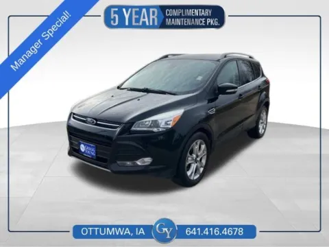 Black 2016 Ford Escape Titanium for sale in Ottumwa, IA