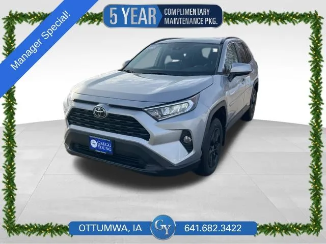Green 2021 Toyota RAV4 XLE for sale in Ottumwa, IA