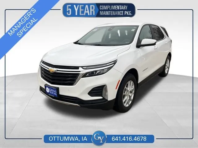 White 2024 Chevrolet Equinox LT for sale in Ottumwa, IA
