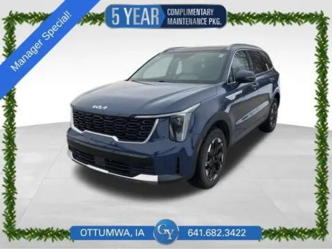 Blue 2024 Kia Sorento S for sale in Ottumwa, IA