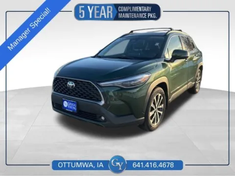 Green 2024 Toyota Corolla Cross XLE for sale in Ottumwa, IA