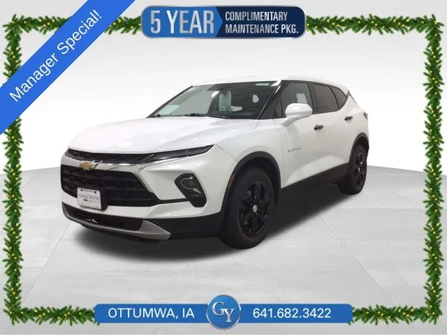 White 2023 Chevrolet Blazer LT for sale in Ottumwa, IA