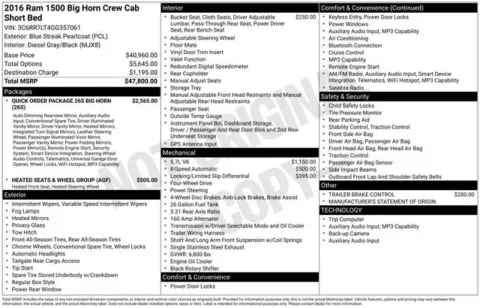 Photos of 2016 Ram 1500 Big Horn for sale in Ottumwa, IA at Gregg Young Toyota of Ottumwa