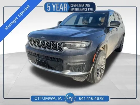 Gray 2021 Jeep Grand Cherokee L Summit for sale in Ottumwa, IA