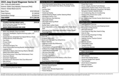 Photos of 2022 Jeep Grand Wagoneer Series III for sale in Ottumwa, IA at Gregg Young Toyota of Ottumwa