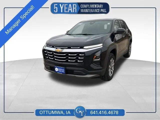 Black 2025 Chevrolet Equinox LT for sale in Ottumwa, IA