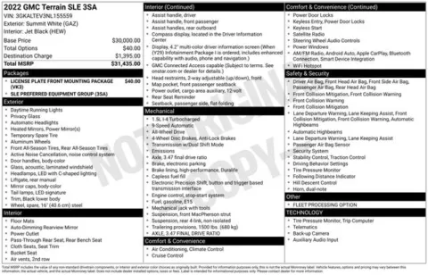 Photos of 2022 GMC Terrain SLE for sale in Ottumwa, IA at Gregg Young Toyota of Ottumwa