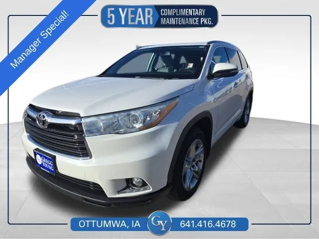 2015 Toyota Highlander Limited for sale in Ottumwa, IA