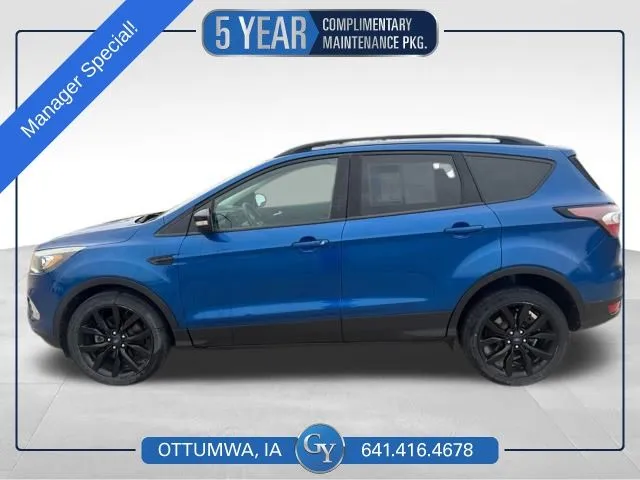 Blue 2017 Ford Escape Titanium for sale in Ottumwa, IA