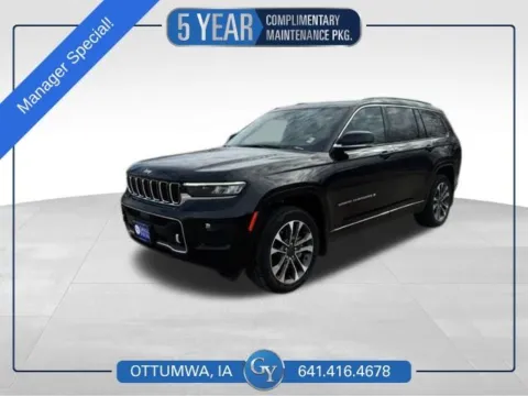 Black 2024 Jeep Grand Cherokee L Overland for sale in Ottumwa, IA