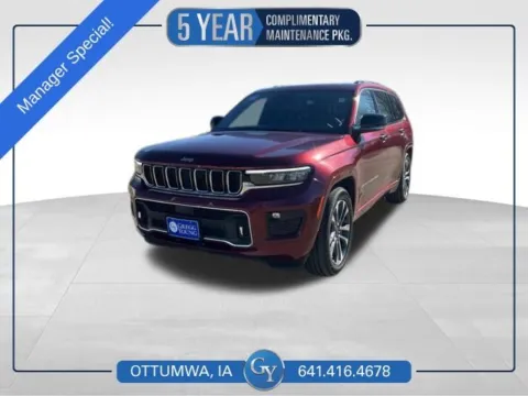 Red 2023 Jeep Grand Cherokee L Overland for sale in Ottumwa, IA