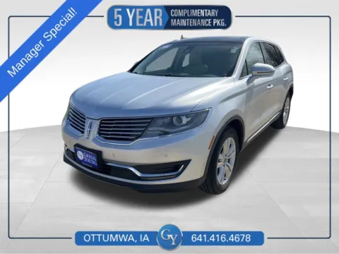 Silver 2016 Lincoln MKX Reserve for sale in Ottumwa, IA
