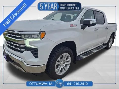 White 2023 Chevrolet Silverado 1500 LTZ for sale in Ottumwa, IA