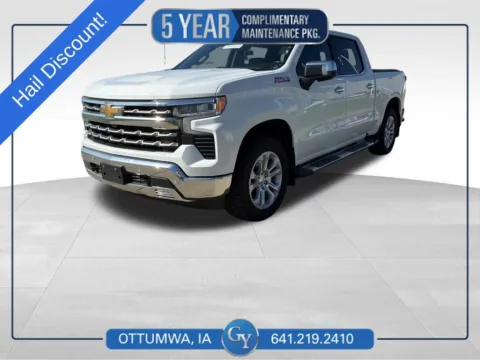 White 2023 Chevrolet Silverado 1500 LTZ for sale in Ottumwa, IA