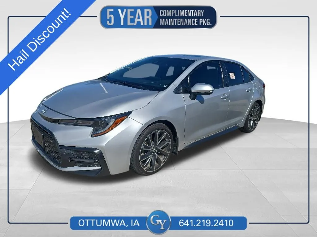 Silver 2020 Toyota Corolla XSE for sale in Ottumwa, IA