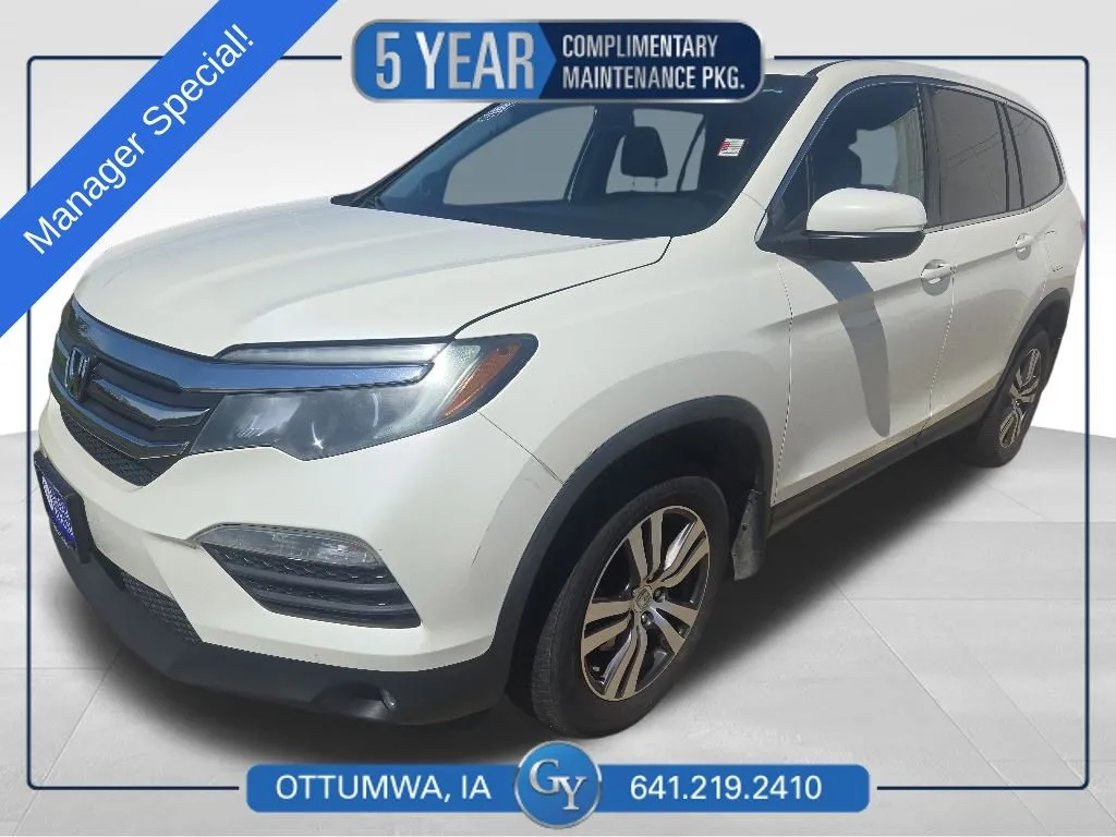 White 2017 Honda Pilot EX-L for sale in Ottumwa, IA