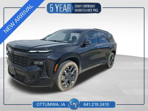 Black 2024 Chevrolet Traverse RS for sale in Ottumwa, IA