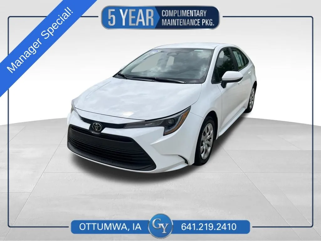 White 2026 Toyota Corolla LE for sale in Ottumwa, IA