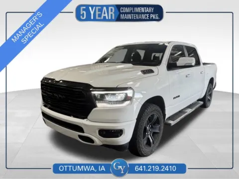 White 2020 Ram 1500 Big Horn/Lone Star for sale in Ottumwa, IA