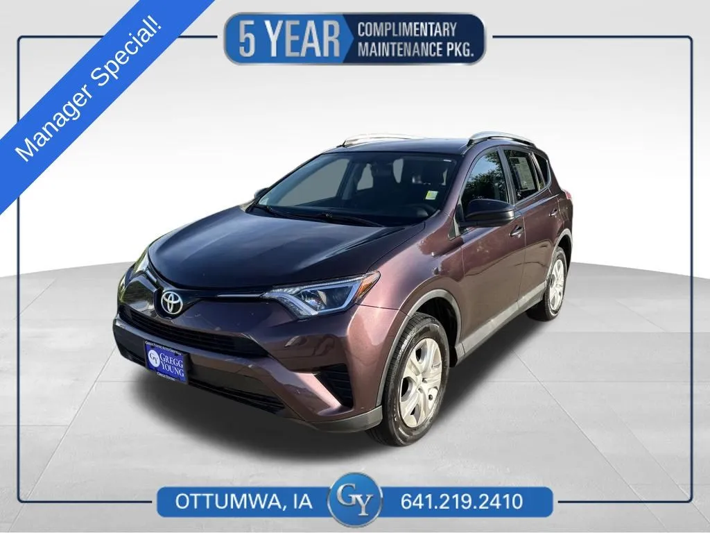 Black 2016 Toyota RAV4 LE for sale in Ottumwa, IA