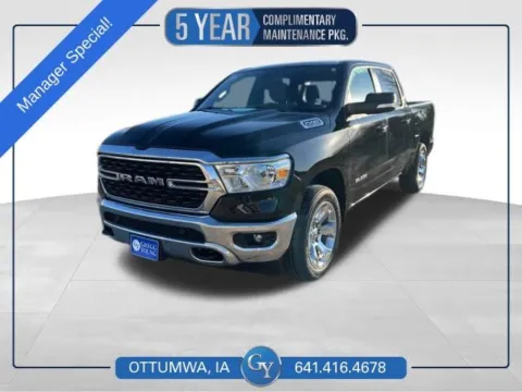Black 2022 Ram 1500 Big Horn/Lone Star for sale in Ottumwa, IA