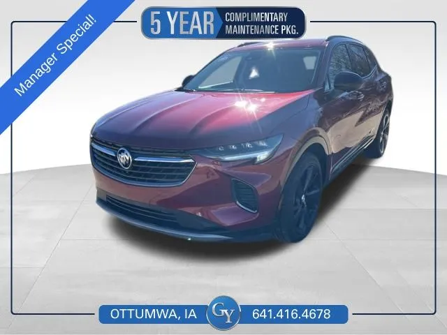 Red 2021 Buick Envision Essence for sale in Ottumwa, IA