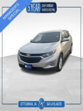 Silver 2018 Chevrolet Equinox LT for sale in Ottumwa, IA