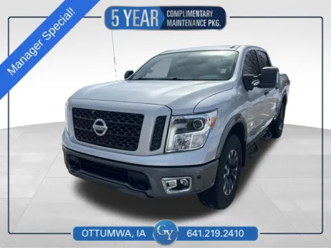 Silver 2019 Nissan Titan PRO-4X for sale in Ottumwa, IA