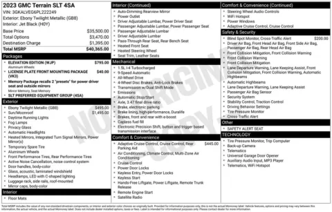 Photos of 2023 GMC Terrain SLT for sale in Ottumwa, IA at Gregg Young Toyota of Ottumwa