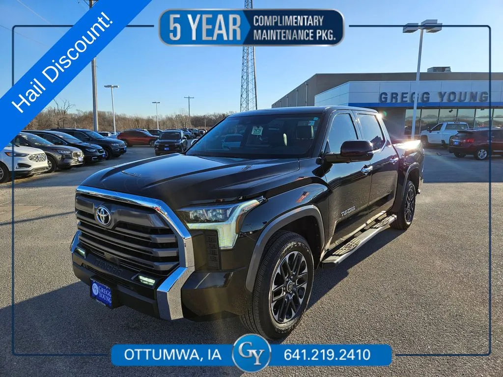 Black 2023 Toyota Tundra Limited for sale in Ottumwa, IA