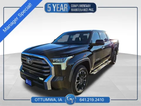 Black 2023 Toyota Tundra Limited for sale in Ottumwa, IA