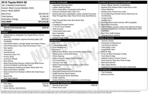 Photos of 2016 Toyota RAV4 SE for sale in Ottumwa, IA at Gregg Young Toyota of Ottumwa