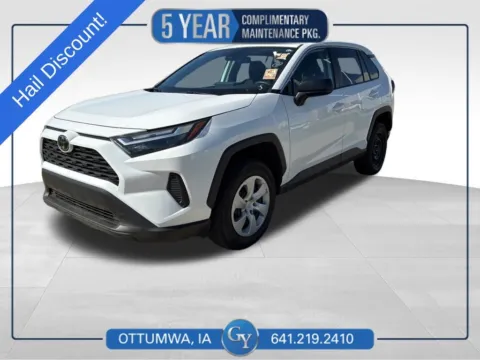 White 2024 Toyota RAV4 LE for sale in Ottumwa, IA