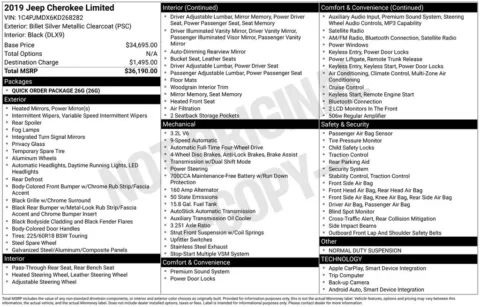 Photos of 2019 Jeep Cherokee Limited for sale in Ottumwa, IA at Gregg Young Toyota of Ottumwa