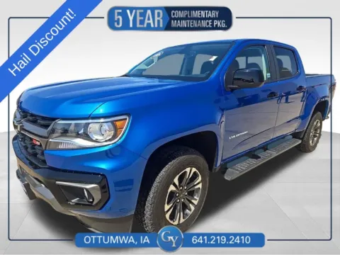 Blue 2022 Chevrolet Colorado Z71 for sale in Ottumwa, IA