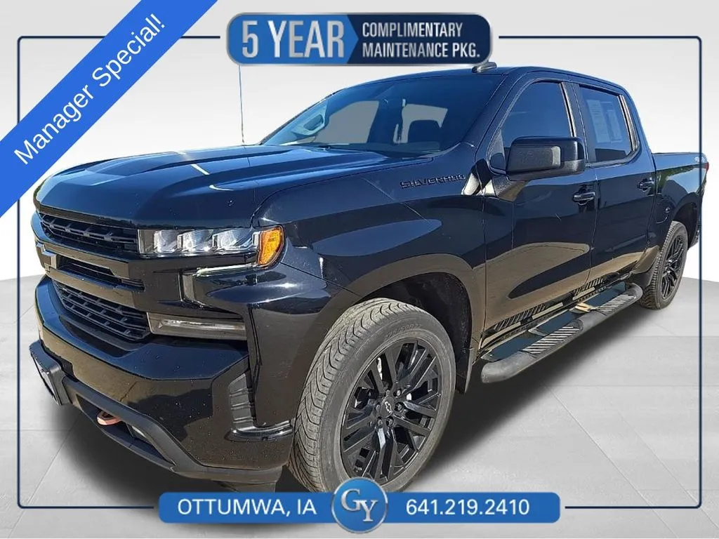 Black 2022 Chevrolet Silverado 1500 LTD RST for sale in Ottumwa, IA