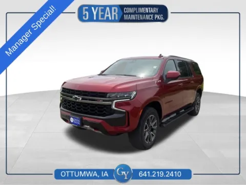 Red 2021 Chevrolet Suburban Z71 for sale in Ottumwa, IA