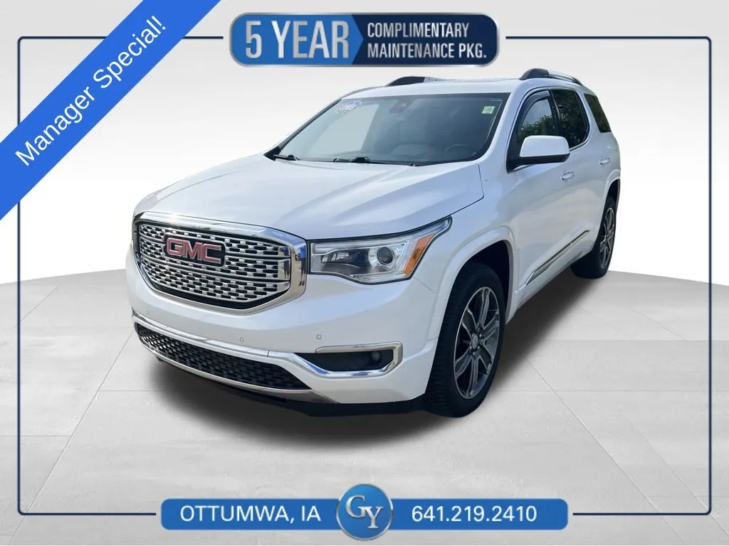 White 2018 GMC Acadia Denali for sale in Ottumwa, IA