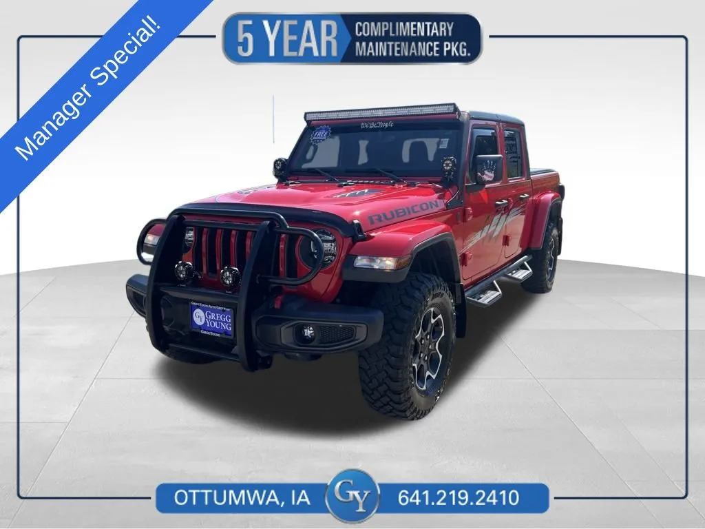 Gray 2023 Jeep Gladiator Rubicon for sale in Ottumwa, IA